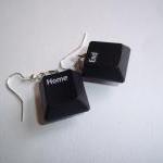 Recycled Keyboard Key Earri..