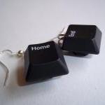 Recycled Keyboard Key Earri..