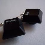 Recycled Keyboard Key Earri..